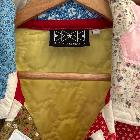Kitty Badhands Quilt Coat! Soo adorable and eye catching coat! One of a kind! - Picture 3 of 8